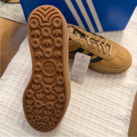 adidas Gazelle Bold Cardboard / Black / Gum - Picture 12 of 12